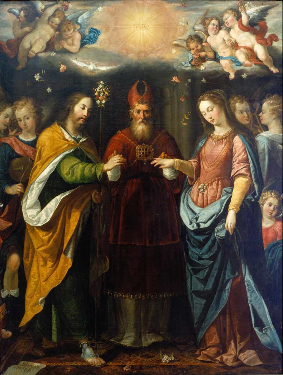 betrothal virgin sebastian lopez de arteaga