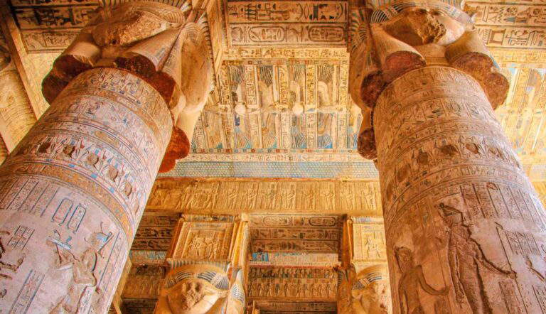 egyptian temples universe microcosm
