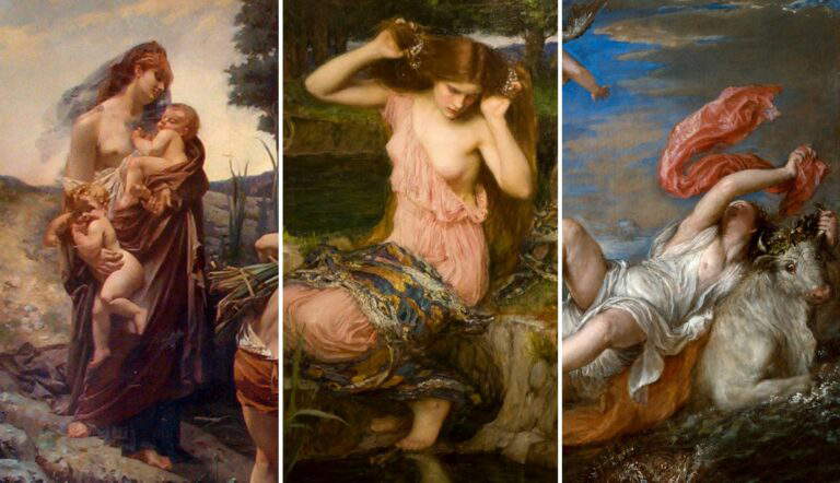europa leto lamia painting