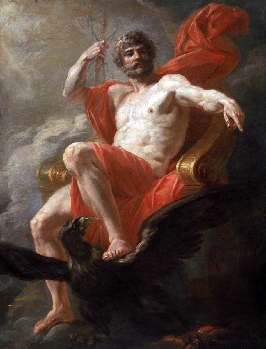 füger jupiter enthroned painting