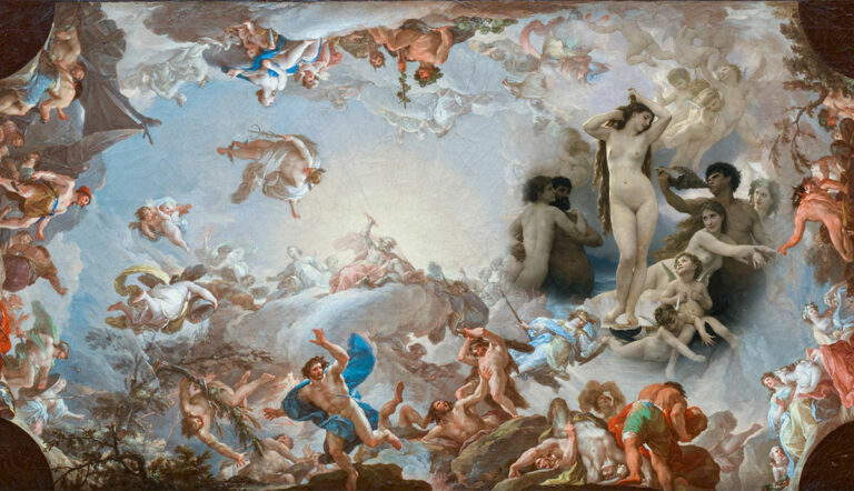 greek creation myths birth of venus battle giants
