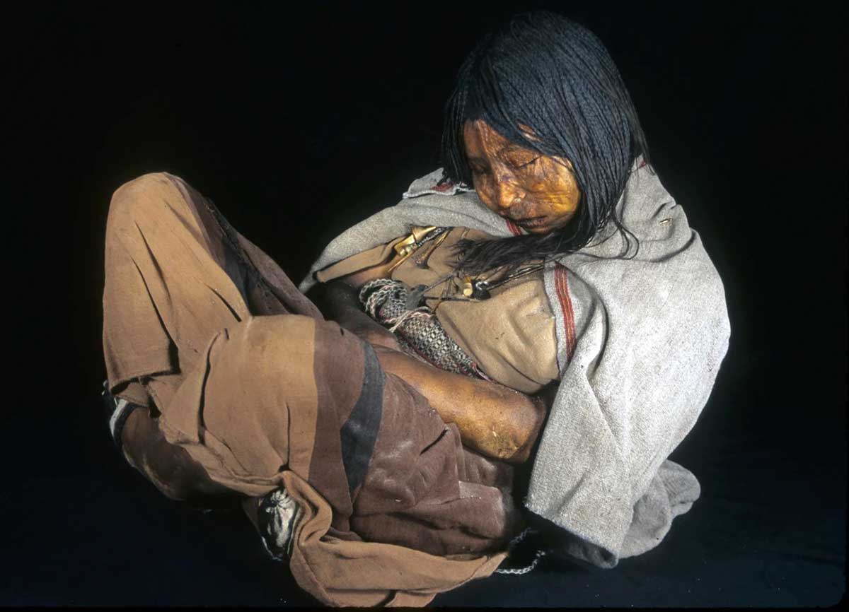 inca ice maiden sacrifice mummy