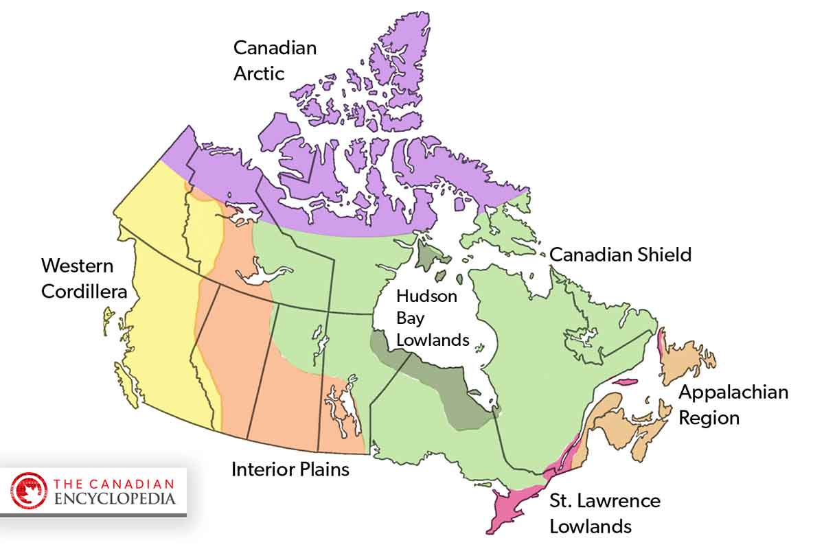 physiographic regions map