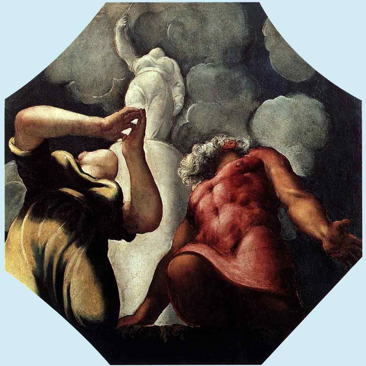 tintoretto deucalion pyrrha themis painting