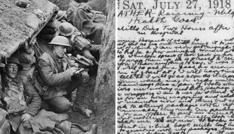 ww1 writing journal
